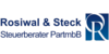 Kundenlogo von Rosiwal & Steck PartmbB, Steuerberater