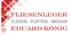 Kundenlogo von Fliesenleger König