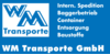 Kundenlogo von WM Transporte GmbH