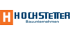 Kundenlogo von Bauunternehmen Hochstetter GmbH