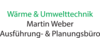 Kundenlogo von Wärme & Umwelttechnik Weber Martin