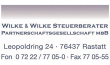 Kundenlogo von Wilke & Wilke Steuerberater Partnerschaftsgesellschaft mbB