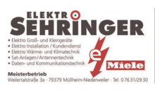 Kundenlogo von Elektro Sehringer