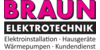 Kundenlogo von Braun Elektrotechnik