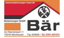 Kundenlogo von BÄR Bedachungen GmbH