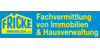 Kundenlogo von Fricke Immobilien e.K. phG Alexander Fricke