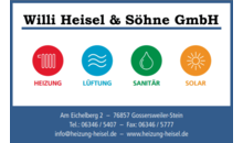 Kundenlogo von Willi Heisel und Söhne GmbH Heizung - Lüftung