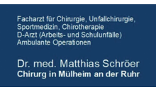 Kundenlogo von Schröer Matthias Dr.med.