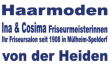 Kundenlogo von Haarmoden von der Heiden Ina & Cosima Friseurmeisterinnen