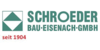 Kundenlogo von Schroeder Bau Eisenach GmbH