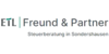 Kundenlogo von ETL Freund & Partner GmbH Steuerberatungsgesellschaft & Co. Sondershausen KG