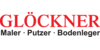 Kundenlogo von Glöckner - Maler - Putzer - Bodenleger GmbH