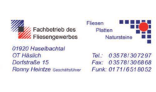 Kundenlogo von Heintze Fliesenleger GmbH