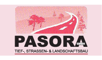 Kundenlogo von PASORA GmbH Tief-, Straßen- & Landschaftsbau GmbH