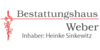 Kundenlogo von Bestattungshaus Weber