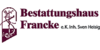 Kundenlogo von Bestattungshaus Francke e. K.