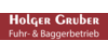 Kundenlogo von Holger Gruber - Fuhr- & Baggerbetrieb