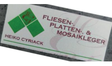 Kundenlogo von Fliesen-, Platten- & Mosaikleger Heiko Cyriack