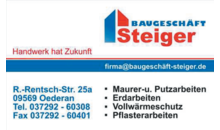 Kundenlogo von Baugeschäft Steiger GmbH