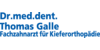 Kundenlogo von Kieferorthopäde FZA Dr. Thomas Galle