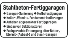 Kundenlogo von Limmer Fertiggaragen GmbH