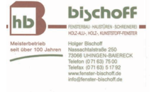 Kundenlogo von Bischoff Holger Fensterbau