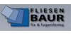 Kundenlogo von Fliesen Baur Inh. Frank Baur