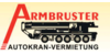 Kundenlogo von Armbruster Autokranvermietung GmbH