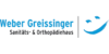 Kundenlogo von Sanitäts & Orthopädiehaus Weber Greissinger