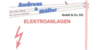 Kundenlogo von Elektroanlagen Andreas & Müller GmbH & Co. KG