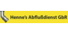 Kundenlogo von Henne`s Abflussdienst Frank Henschke & Udo Strube GbR