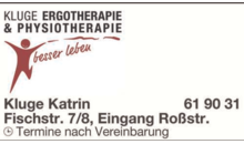 Kundenlogo von Kluge Ergo- & Physiotherapie