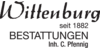 Kundenlogo von Wittenburg Bestattungen Inhaber Christina Pfennig e.K.