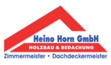 Kundenlogo von Heino Horn GmbH Holzbau und Bedachung