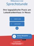 Bild 1 Sprechstunde Logopädische Praxis Bettina Edelhausen in Neuss
