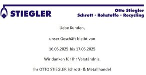 Bild 6 OTTO STIEGLER Schrott- & Metallhandel Inh. H.Gerbl e.Kfr. in Lichtenstein
