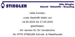 Bild 5 OTTO STIEGLER Schrott- & Metallhandel Inh. H.Gerbl e.Kfr. in Lichtenstein