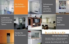 Bild 14 BURKHARDT Hermann . Innenausbau . Schreinerei in Ludwigsburg