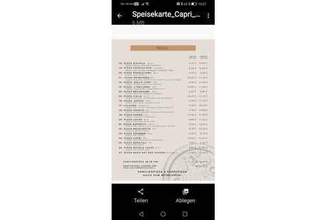 Eigentümer Bilder Ristorante Pizzeria Capri Hof