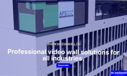 Bild 1 Mediawall in Bad Soden am Taunus