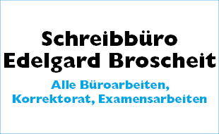 Broscheit Edelgard Schreibbüro in Essen - Logo