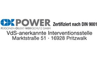 POWER PERSONEN-OBJEKT-WERKSCHUTZ GMBH in Pritzwalk - Logo