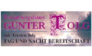 Beerdigung Günter Tolg Inh. Torsten Tolg Bestattungshaus seit 1906 in Oranienburg - Logo