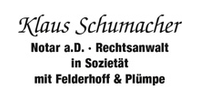 Kundenlogo Klaus Schumacher Rechtsanwalt u. Notar a.D. in Sozietät mit Felderhoff & Plümpe