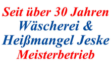 Kundenlogo von Wäscherei und Heißmangel Jeske