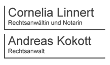 Kundenlogo von Anwaltskanzlei Linnert und Kokott