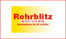 Kundenlogo von Rohrblitz Rohrreinigung Kundenlogo von Rohrblitz Rohrreinigung