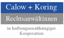 Kundenlogo von Anja Koring & Beate Calow Rechtsanwältinnen