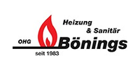 Kundenlogo Bönings OHG Heizungsbau