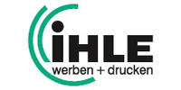 Kundenlogo IHLE GmbH werben + drucken